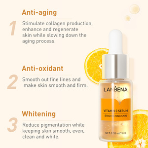 Sérum Visage Liquide Bio à la Vitamine C, Éclaircissant, Anti-rides et Anti-âge, Format Voyage - Product Image 2