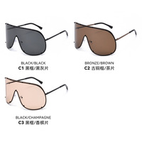 Lunettes de soleil unisexes tendance, à monture intégrale, de haute qualité, personnalisées, à la mode, à la mode sur internet, avec protection UV400, pour les vacances