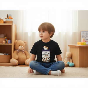 T-shirt Guinea Pig Anti Depressant Jar pour enfants, garçons et filles, design amusant avec animaux - Product Image 3