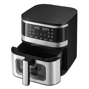 Friteuses à air chaud Aifa sans huile, noires, intelligentes, 8 <span class=keywords><strong>L</strong></span>, numériques, de qualité supérieure, électroménager de cuisine - Product Image 4