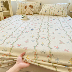 Bộ ga trải giường cotton 100% mềm mại, họa tiết hoạt hình phong cách gia đình, dùng cho bệnh viện, trường học, khách sạn - Có sẵn cỡ King, Queen, Single, <span class=keywords><strong>Twin</strong></span> - Product Image 3