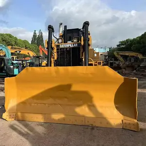 Engin de terrassement pas cher caterpillar d8r utilisé chat mini bulldozer à vendre