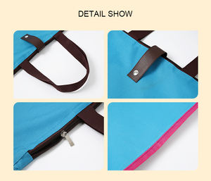 Bolsa de Compras Plegable, Portátil, Impermeable, de Tela Oxford, con Logotipo Personalizable, para Publicidad - Product Image 6