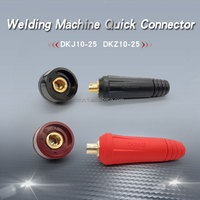 Machine à souder TIG raccord rapide femelle mâle connecteur de câble pince prise adaptateur ForDinse DKJ10-25 DKZ10-25 onduleur