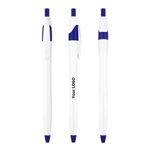 Best Selling Classic Simple Style Plastic Multi-Color Ballpoint <b>Pens</b> With Custom Logo for Office/School Promotion Gifts - Product Image 4
