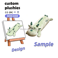 Coussin en peluche chat de dessin animé, oreiller doux en forme de dragon, rembourrage en coton PP, cadeau pour enfants et famille, pour canapé et maison