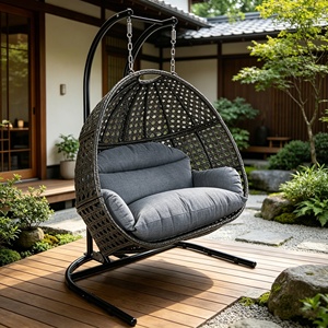 Vente chaude usine : Balançoire suspendue personnalisée en forme de nid d'oiseau, mobilier d'extérieur moderne et démontable pour jardin, balcon, cour - Product Image 6
