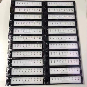 Alat penguji kelas 4Cs, alat penguji kelas 4Cs alat berlian batu referensi ukuran untuk membuat perhiasan kejelasan bentuk Set batu Master