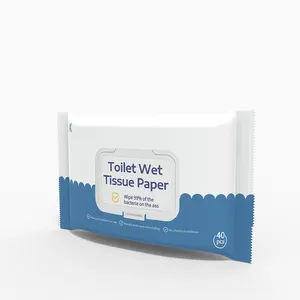high quality biodegradable papier toilette moist tissue flushable toilet cleaning flushable toilet seat wipes