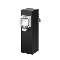 Garantie de 2 ans, prise électrique verticale compacte de 40 cm, prise multi-standard, acier inoxydable 304, étanche IP66, 10A