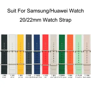 Ocean Ultra Smart Watch Armband mit weißem/grauem Silikon-Uhrenarmband für Samsung Galaxy Watch in Größen 49 mm 45 mm 22 mm"