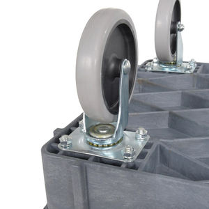 Gratis pemeliharaan troli plastik berkualitas tinggi layanan kekuatan industri dan keranjang utilitas - Product Image 6