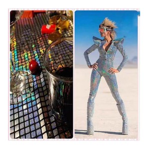 Dập nổi đầy màu sắc kẻ sọc kim loại ma thuật màu Bronzing vải cho túi phụ kiện hàng đầu hiệu suất quần áo - Product Image 1