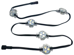 Éclairage extérieur étanche RGBIC Smart LED Point Source de lumière Pixel Éclairage IP68 Lumières de vacances de Noël permanentes - Product Image 2