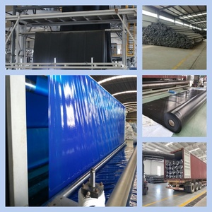 Geomembrana de Polietileno de Alta Densidad (HDPE) de 0.8mm, <span class=keywords><strong>Precio</strong></span> de Fábrica, Revestimiento Antifiltraciones para Estanques de Acuicultura, Vertederos, Canales y Estanques de Peces - Product Image 2