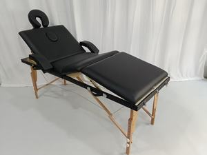Cama de Masaje Plegable de PVC de 4 Secciones, Multi-ajustable, Personalizable para Uso en Hoteles, Gimnasios, Spa y Salones de Belleza, Venta Directa de Fábrica - Product Image 2