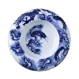<span class=keywords><strong>Table</strong></span> <span class=keywords><strong>basse</strong></span> moderne en céramique bleu blanc cendrier porte-cigare grand ornement de salon maison style chinois Fujian - Product Image 5