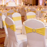 Décorations de chaises de mariage, nœuds de chaise extensibles pas chers pour les fêtes