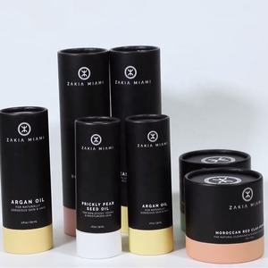 Cilindro redondo hecho a medida 30ml ,50ml caja de tubo de embalaje de cartón de <span class=keywords><strong>papel</strong></span> para perfume/<span class=keywords><strong>flor</strong></span>/vela/camiseta/aceite esencial - Product Image 1