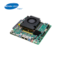 Carte mère industrielle I210AT 1G 2 Lan I5-8300H DDR4 WIN Linux 6 COM 10 USB Thin ITX avec double LAN pour l'affichage numérique