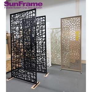Panel de <span class=keywords><strong>Aluminio</strong></span> Tallado de Diseño Moderno, Biombo Decorativo <span class=keywords><strong>para</strong></span> Edificios, Revestimiento Metálico Perforado, Muro Cortina de Aleación de <span class=keywords><strong>Aluminio</strong></span> - Product Image 2