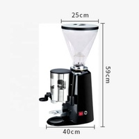 Molinillo de Café Profesional Automático Comercial de 350W, Molinillo Eléctrico de Muelas Planas para Espresso, 1500ml, Acero Inoxidable, para Cafetería