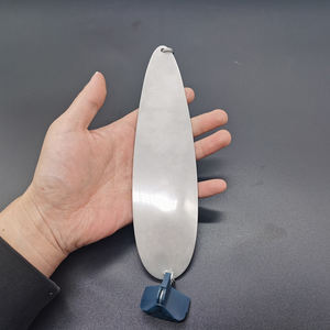 Cuillère à frêche lourde Hessen HSBF012 à surface lisse, en métal, couleur Chartreuse, non peinte, modèle Ben <span class=keywords><strong>Parker</strong></span> Flutter Spoon, 8 pouces (203 mm) - Product Image 1