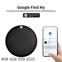 Traceur GPS étanche pour animaux de compagnie, étiquette ronde, Bluetooth, anti-perte, compatible avec Google Find My Device pour animaux