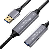 Cable de extensión activo Usb 3,0 con repetidor de señal Cable de extensión activo macho a hembra con amplificador