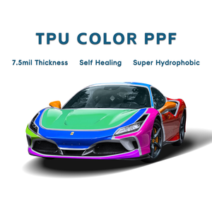 Film de protection de peinture TPU <span class=keywords><strong>mat</strong></span> STO Track Gold Green, garantie 10 ans, film de protection de peinture auto-cicatrisant TPU couleur PPF, film de protection de peinture pour voiture - Product Image 3