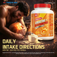 Bubuk Creatine Monohydrate Oranye 5g Mikronisasi Tanpa Bahan Pengisi Meningkatkan Performa Fisik untuk Atlet Aktif Grosir 300G