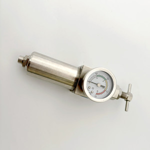 Nhiệt độ thấp ăn mòn phòng ngừa 1/4 3/8 1/2 3/4 1 inch 80bar 16bar 40bar áp lực cao bằng thép không gỉ Bộ lọc không khí điều chỉnh - Product Image 2
