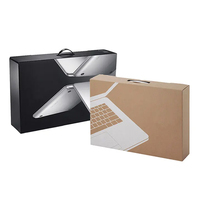 Logotipo personalizado Impresión Universal Blanco Rígido Abierto Laptop Embalaje Envío Caja de cartón para computadoras portátiles