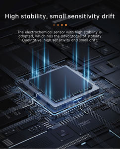 מד גל פחמן חד חמצני צג גלאי עשן עם אזעקה אור וקול - Product Image 5