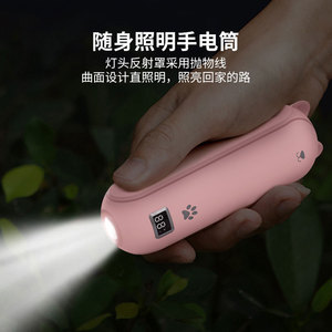 Mini Ventilador Portátil Recargable USB de 4800mAh con Luz, para Uso de Mano y de Escritorio - Product Image 4