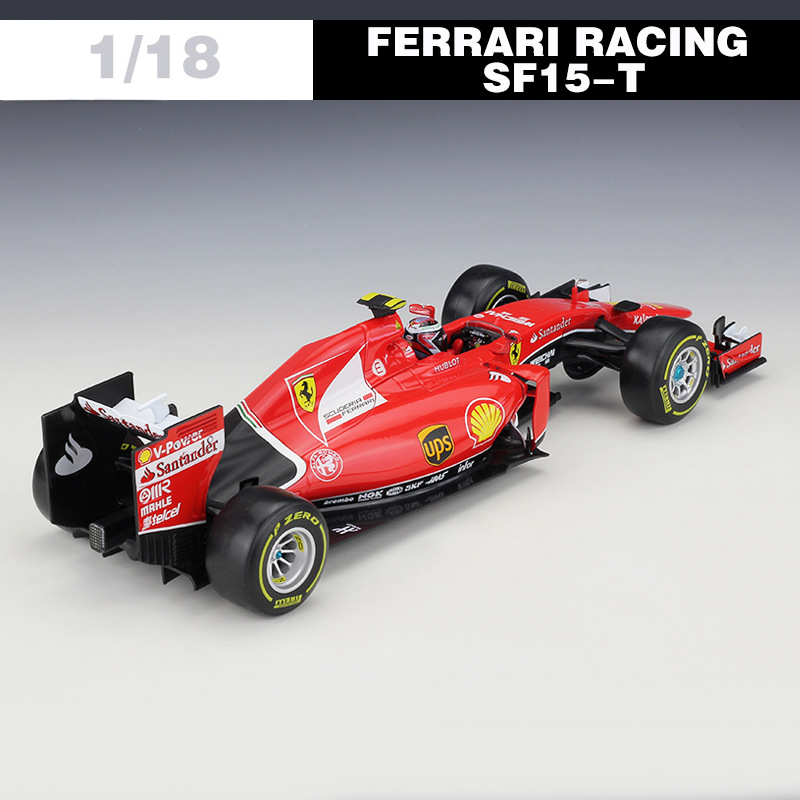 Bburago Diecast 1:18 Ferrari Racing SF15-T #7 Kimi Raikonen