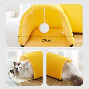 Cat Tunnel Cooling <b>Nest</b> Kitten Summer Sleep Drilling Hole Cat House Internet-famous Cat Villa Summer Cooling Cat Toy <b>Nest</b> - Product Image 2