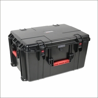 Valise à outils en plastique ABS rigide, très vendue, étanche IP67, résistante aux chocs IK10, durable, protection des équipements, garantie 3 ans, avec roulettes