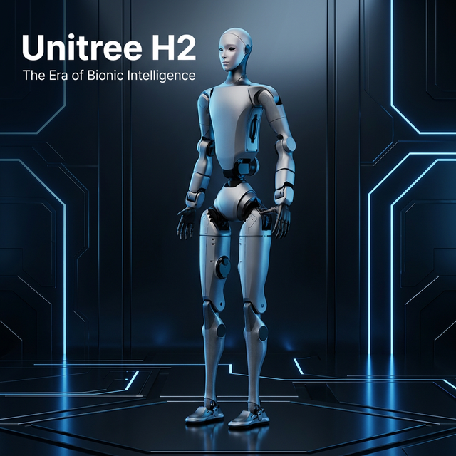 2026 Unitree H2 Humanoid Robot Destiny Awakening Full-size Bionic Robot 31 DOF 360N.m Torque for AI Research & Industrial Use