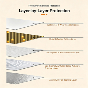 Panneaux muraux 3D en mousse autocollants <span class=keywords><strong>de</strong></span> haute qualité, motif floral moderne, insonorisants, imperméables, en XPE/PVC, épaisseur 2 mm, pour salle <span class=keywords><strong>de</strong></span> bain - Product Image 4