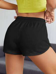 Shorts Deportivos de Verano para Mujer, Personalizados al por Mayor, de Alta Calidad, Transpirables, Ecológicos, de Poliéster/Algodón, con Forro Polar - Product Image 6