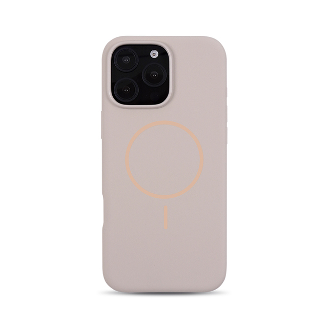 Factory Directly Price Color Circle Liquid Silicone Phone Case for 16 PRO MAX Magnetic Feature Anti-Fingerprint