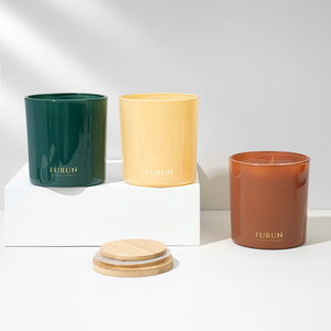 Pot à bougie en verre personnalisé Conteneurs à bougie de luxe vides avec emballage en gros - Product Image 3