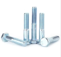 Vis à tête hexagonale en acier Incoloy 330 et acier au carbone 330, plaquée zinc, 9/16" ASME B18.2.3.6M B164 N06601, prix de gros
