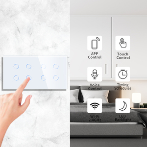 Interruptores Táctiles de 8 Canales Compatibles con la Aplicación Tuya Alexa y Control por Voz Zigbee de Bingoelec OEM ODM - Product Image 6