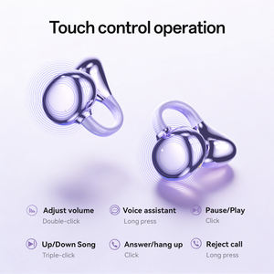 Auriculares Deportivos con Clip M159 OWS Personalizables V6.0, Material Brillante con Protección UV, Auriculares Inalámbricos con Sonido Estéreo de Bajos y Pantalla LED - Product Image 3