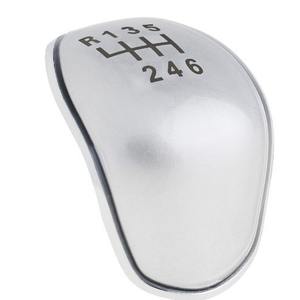 Poignée de levier de vitesses manuelle Ford 5 6 vitesses en alliage d'aluminium argenté, design ergonomique, pommeau de levier de vitesses pour voiture - Product Image 3