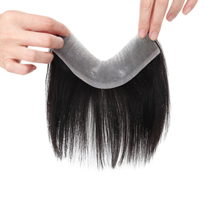 Prezzo di fabbrica super sottile pelle fronte parrucchino attaccatura dei capelli per gli uomini frangia naturale e <span class=keywords><strong>invisibile</strong></span> degli uomini - Product Image 5