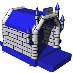 Château <span class=keywords><strong>gonflable</strong></span> classique de qualité commerciale pour enfants, <span class=keywords><strong>structure</strong></span> de jeu pour locations de fêtes - Product Image 3