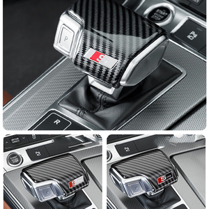 Nouvelle Vente Chaude : Cache-levier de vitesse en fibre de carbone, cadre et soufflet universels compatibles avec tous les modèles <span class=keywords><strong>Audi</strong></span> – Rétrofit/Amélioration - Product Image 3